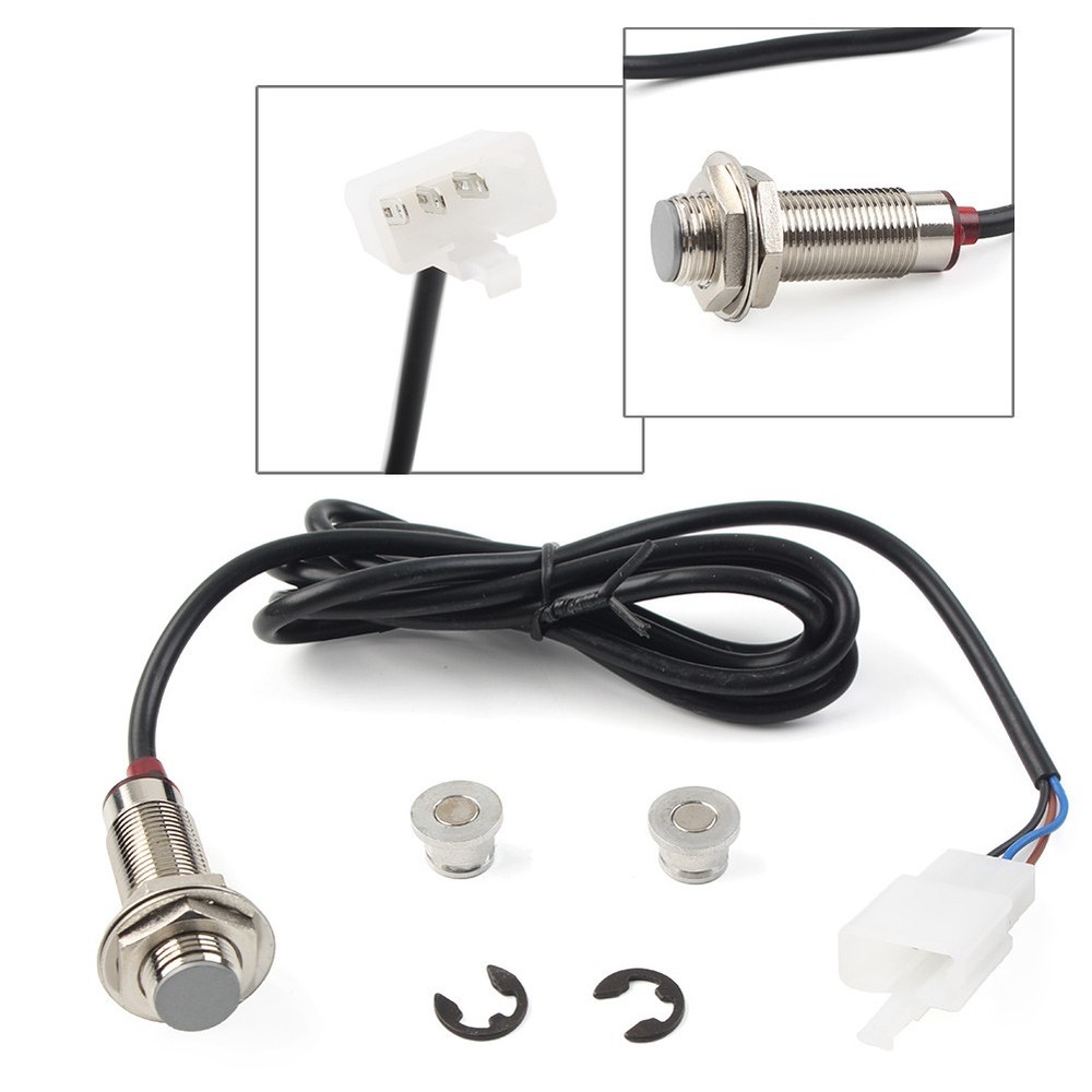 Digital ATV Odometer Sensor Cable Magnet For Motorcycle Speedometer Tachometer