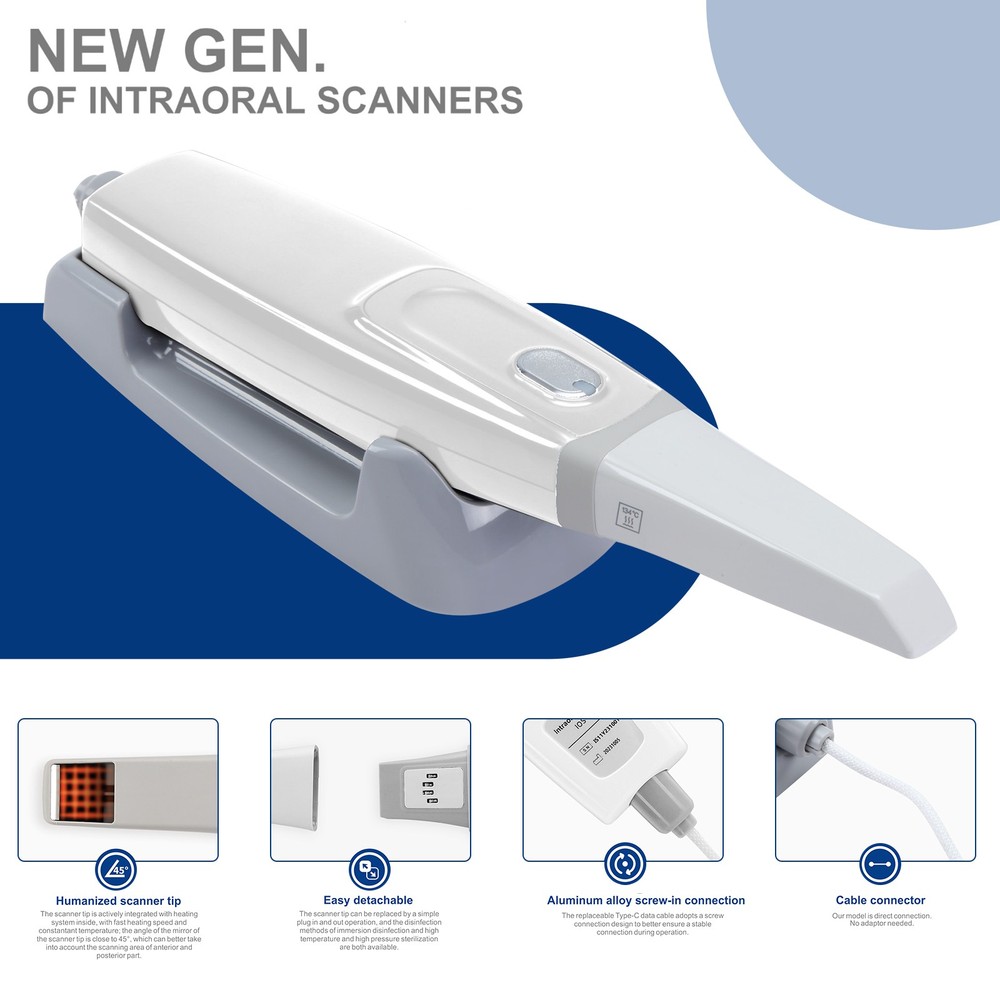 Portable Digital 3D Intraoral Scanner
