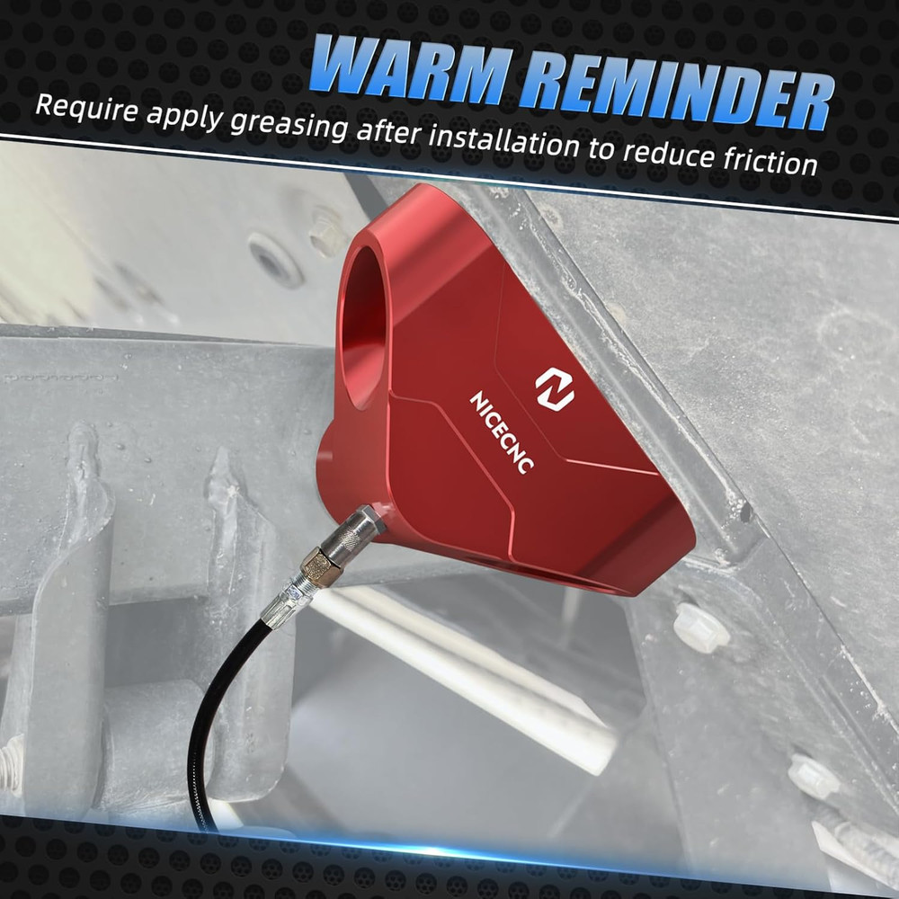 Red Motorcycle Winch Hook Bracket for Can Am Defender & Commander 4X4