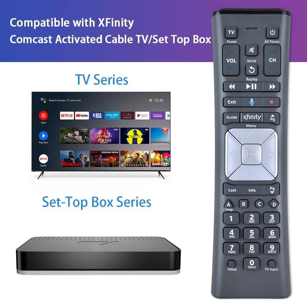 New Replacement Xfinity XR11 Voice Remote Control for XFinity Comcast Black