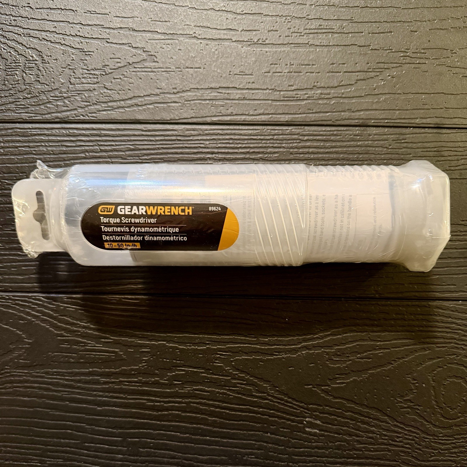 GEARWRENCH 1/4" Drive Torque Screwdriver 10-50 in/lbs -89624 Hex Head