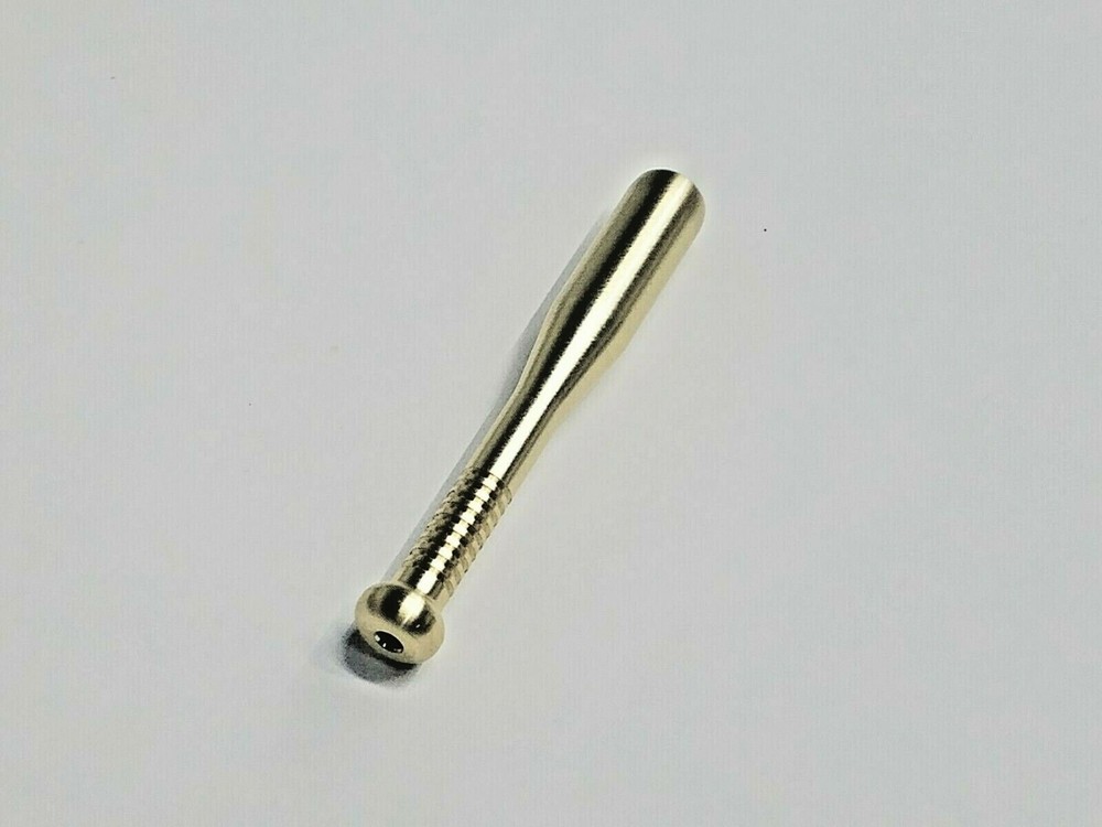 TWO SOLID BRASS ONE HITTER PIPE* BASEBALL BAT DESIGN*USA MADE* HIGH QUALITY