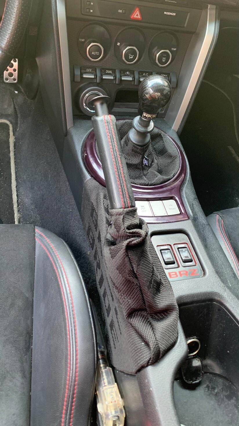 JDM BRIDE shift boot and ebrake boot combo (Subaru BRZ - Scion FR-S fitment)