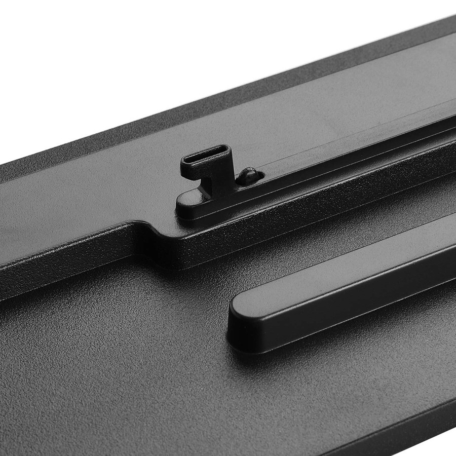 Black Vertical Stand For Microsoft Xbox One X Console + Hook Easy Install N309