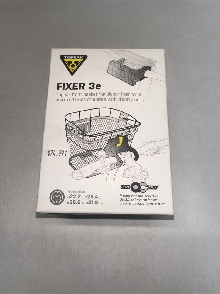 Topeak Fixer 3e Front Basket Mount Black