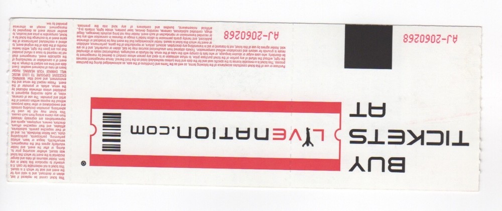 2016 Dixie Chicks Used Concert Ticket Stub