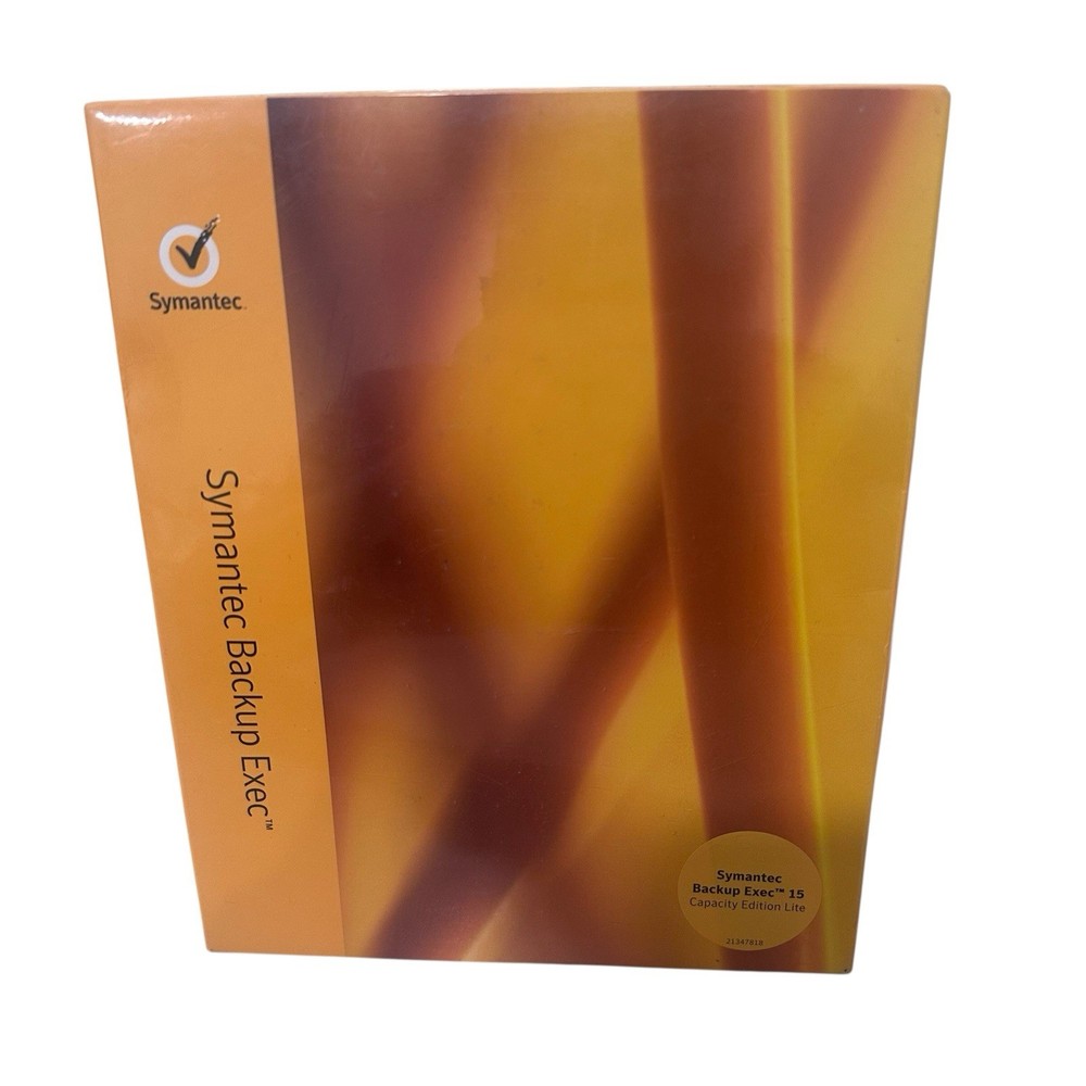 SYMANTEC BACKUP EXEC “15 Capacity Edition Lite New Sealed 2015