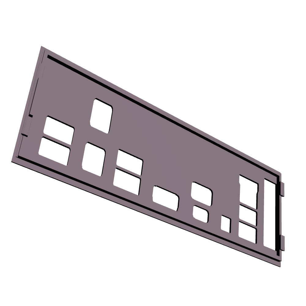 Gigabyte B550 UD AC I/O Shield, 3D Printed, IO Backplate