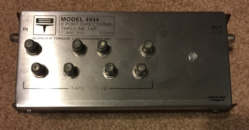 BLONDER TONGUE LABORATORIES, Model 4944, U S A