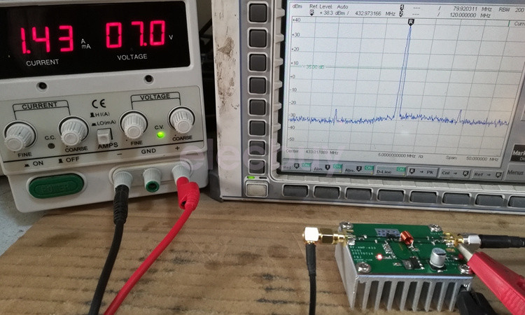 New 8W 433MHz RF High Frequency Digital Power Amplifier