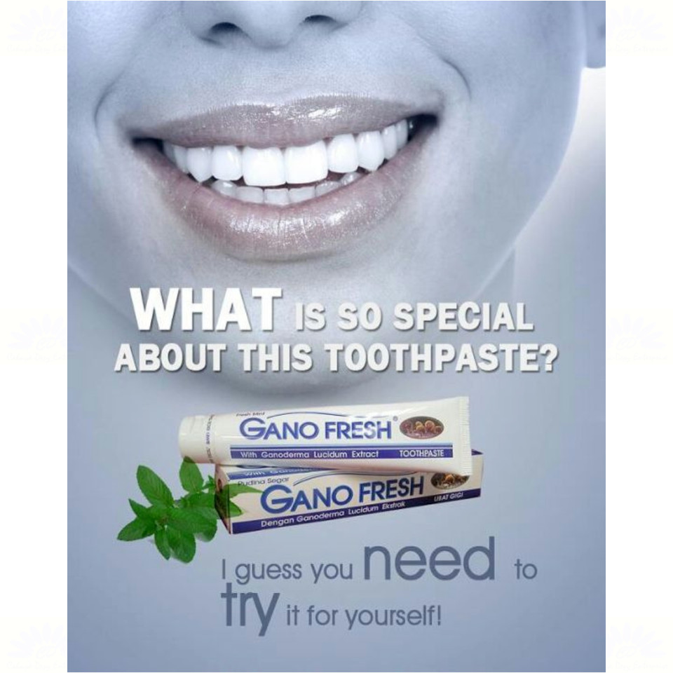 2x Gano Excel Gano Fresh Toothpaste 150g With Ganoderma