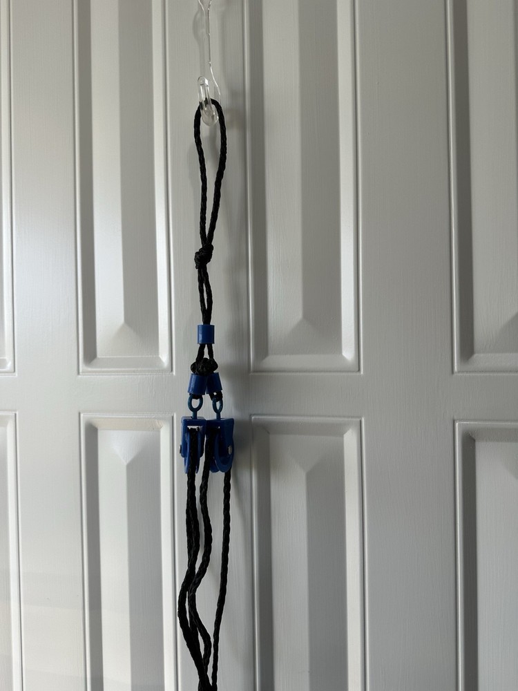"Exer-Toner" door knob exerciser. portable resistance exercise device