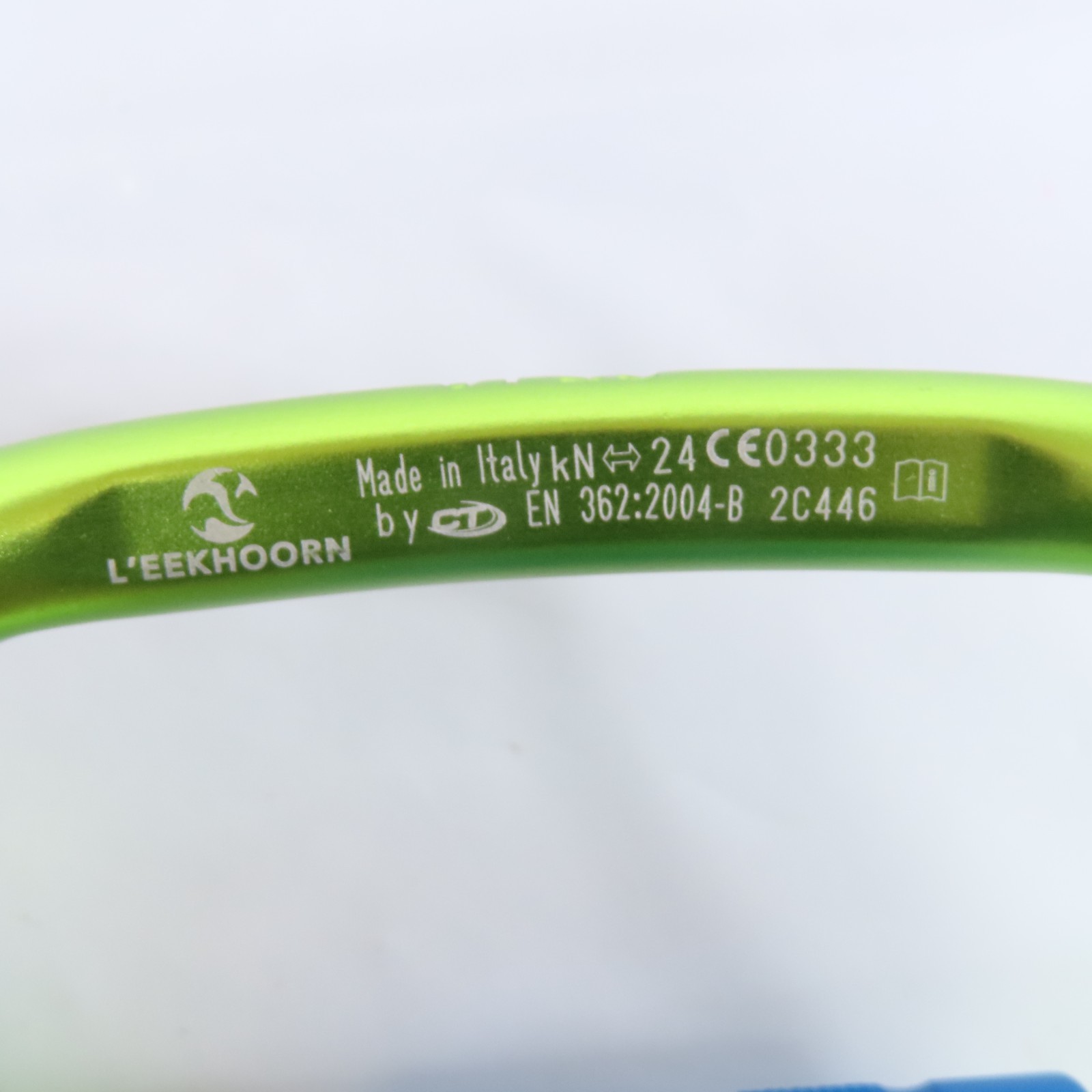 #2C446 OVAL ALUMINUM CARABINER TRIPLE ACTION LOCK L'EEKHOORN by CLIMBING TECHNOL