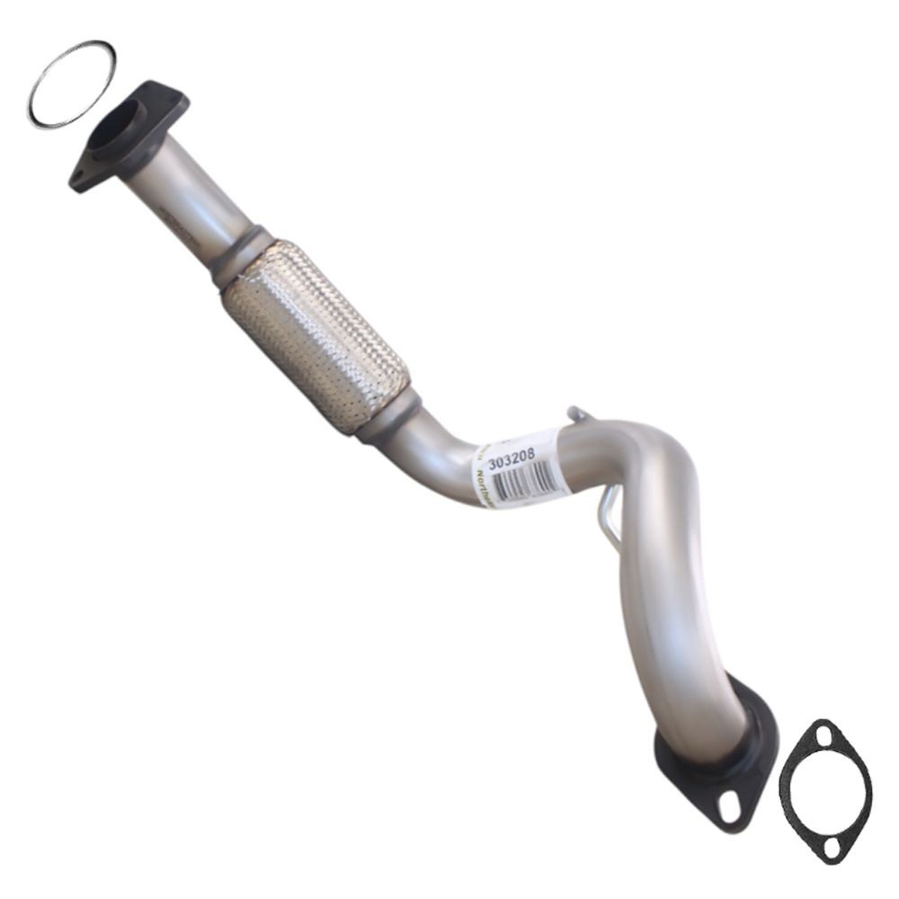 Stainless Steel Direct Fit Exhaust Front Pipe fits: 2014-2019 Nissan Rogue 2.5L