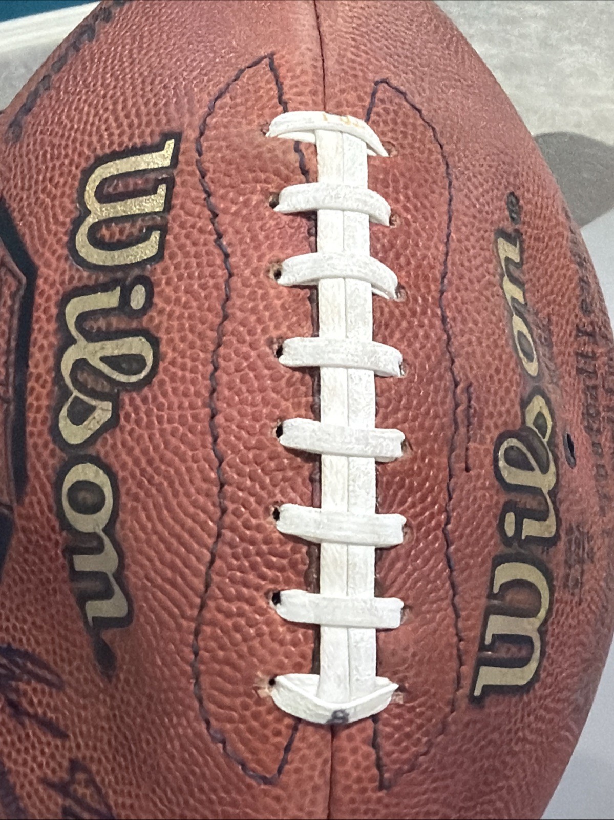 Mark Brunell GAME USED & Autographed NFL Football 1994 75th Anniv 1st Career TD