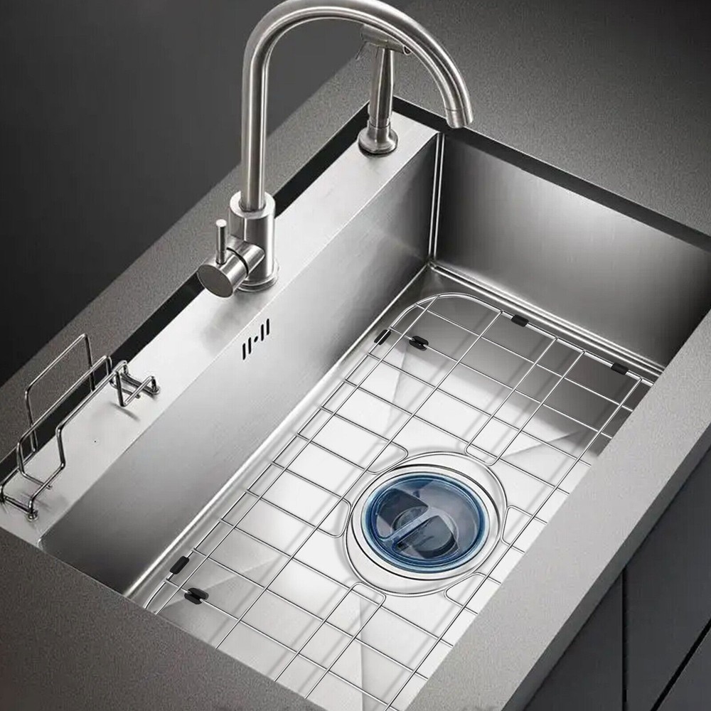 Kitchen Bottom Sink Protector Grid Wire Grid 304 Stainless Steel 16" x 12-1/2"