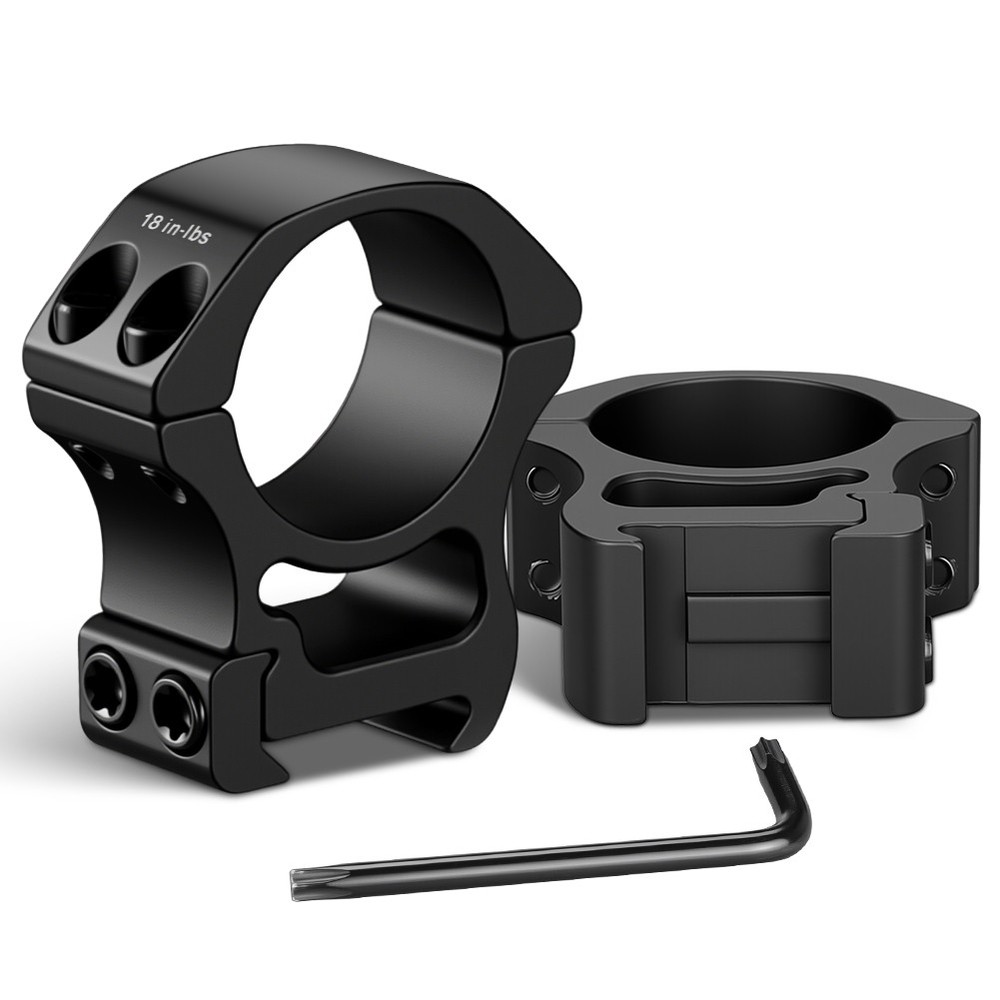 2Pcs 30mm Diameter Precision Scope Rings Mount-Compatible with Picatinny Rails