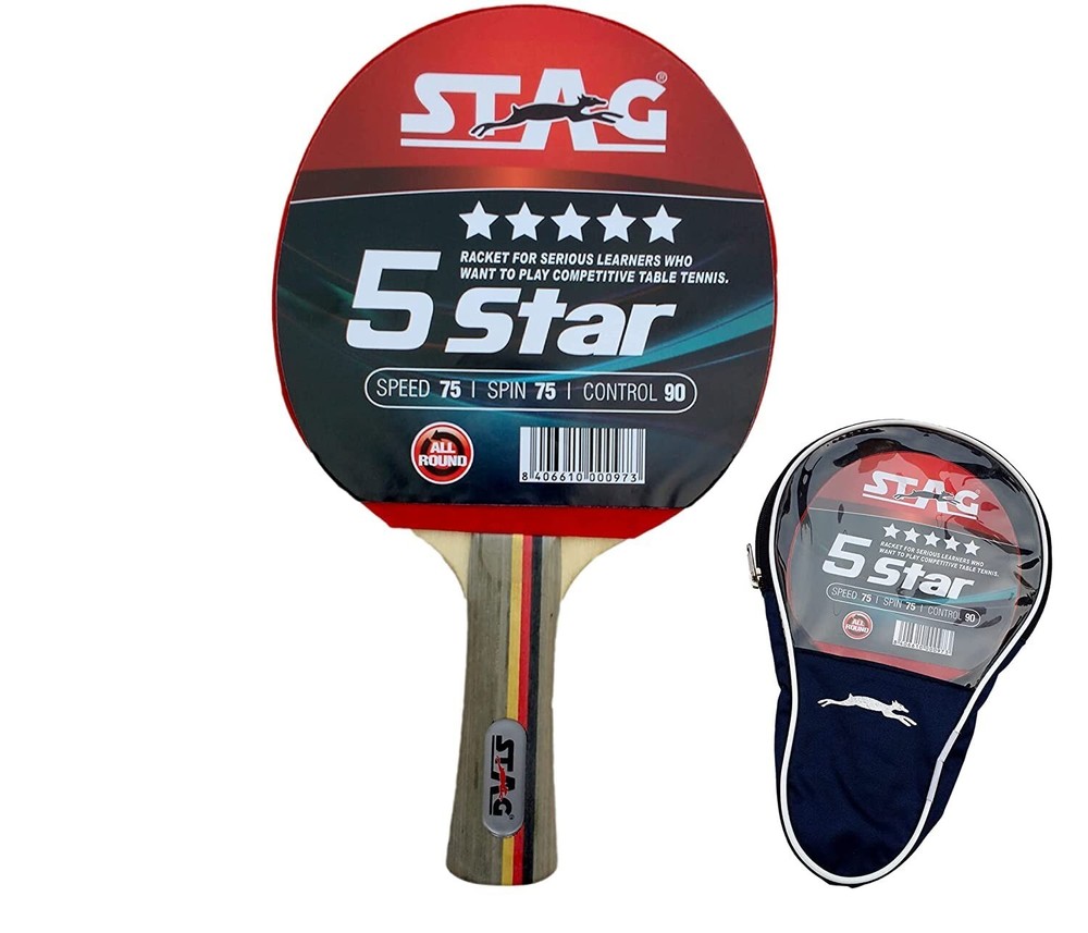 5 Star Table Tennis Racquet Intermediate  ITTF Approved Beginner Intermediate