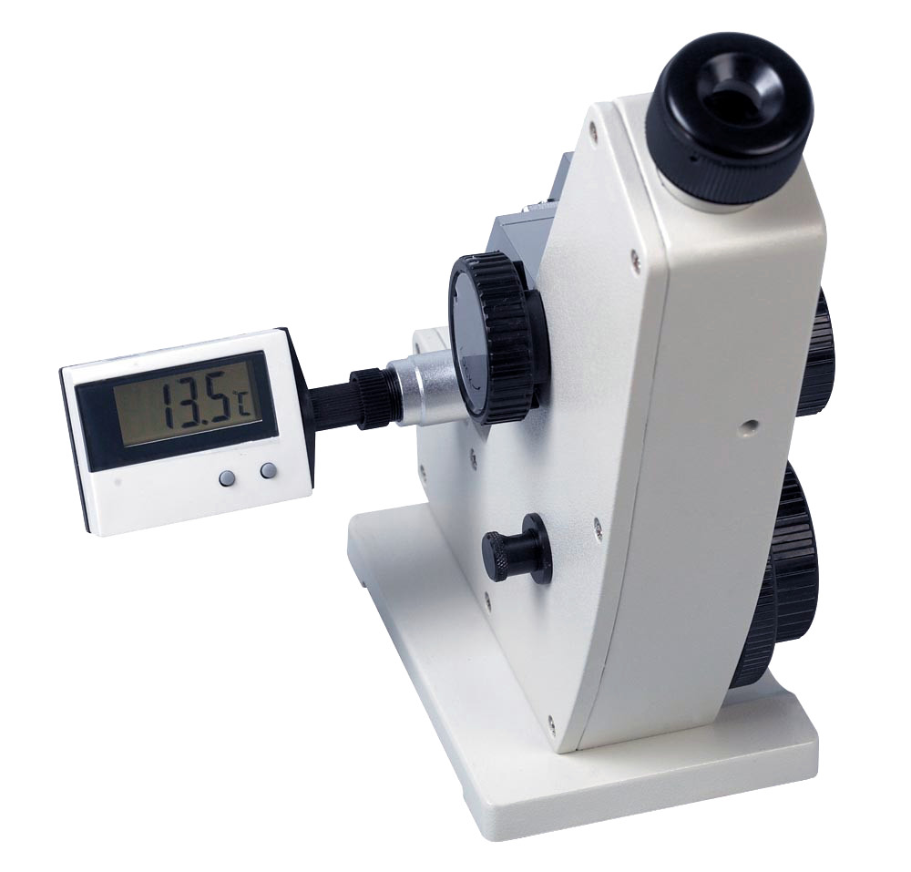 Digital Abbe Refractometer Monochromatic Abbe Refractometer with 1.3000-1.7000nD