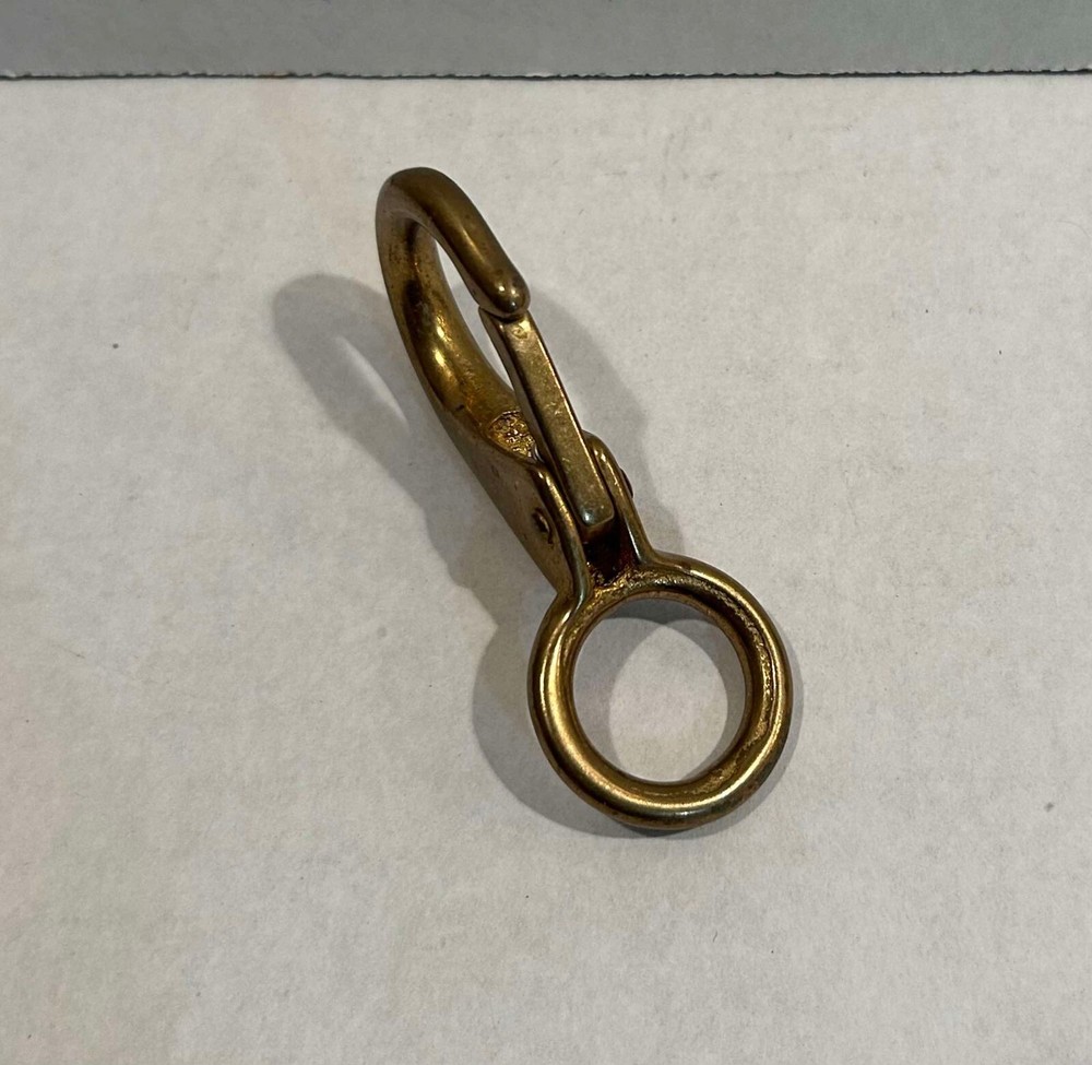 NEW Vintage Nautical Brass Maritime Snap Clip Clasp Hook