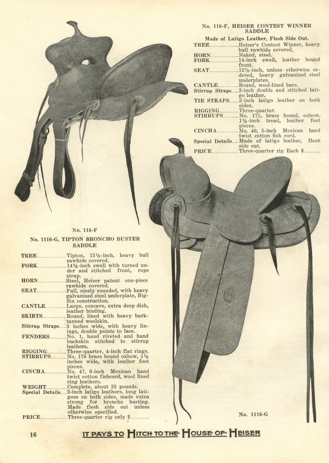 H.H. Heiser Catalog #21 on CD - Saddles, Bits, spurs and much more