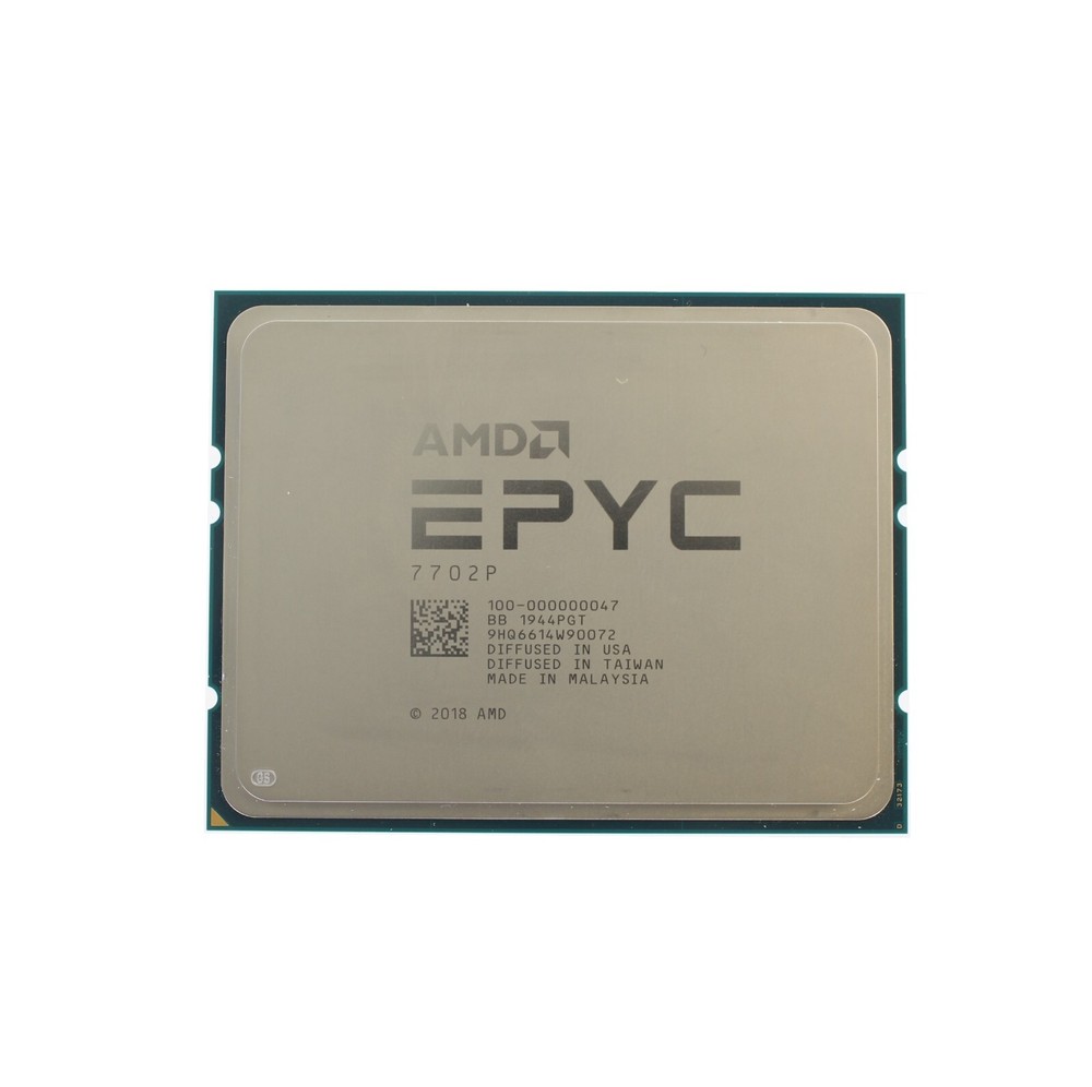 Dell AMD EPYC 7702P CPU Processor 64 Core 2GHz 256MB Cache 200W - 100-000000047