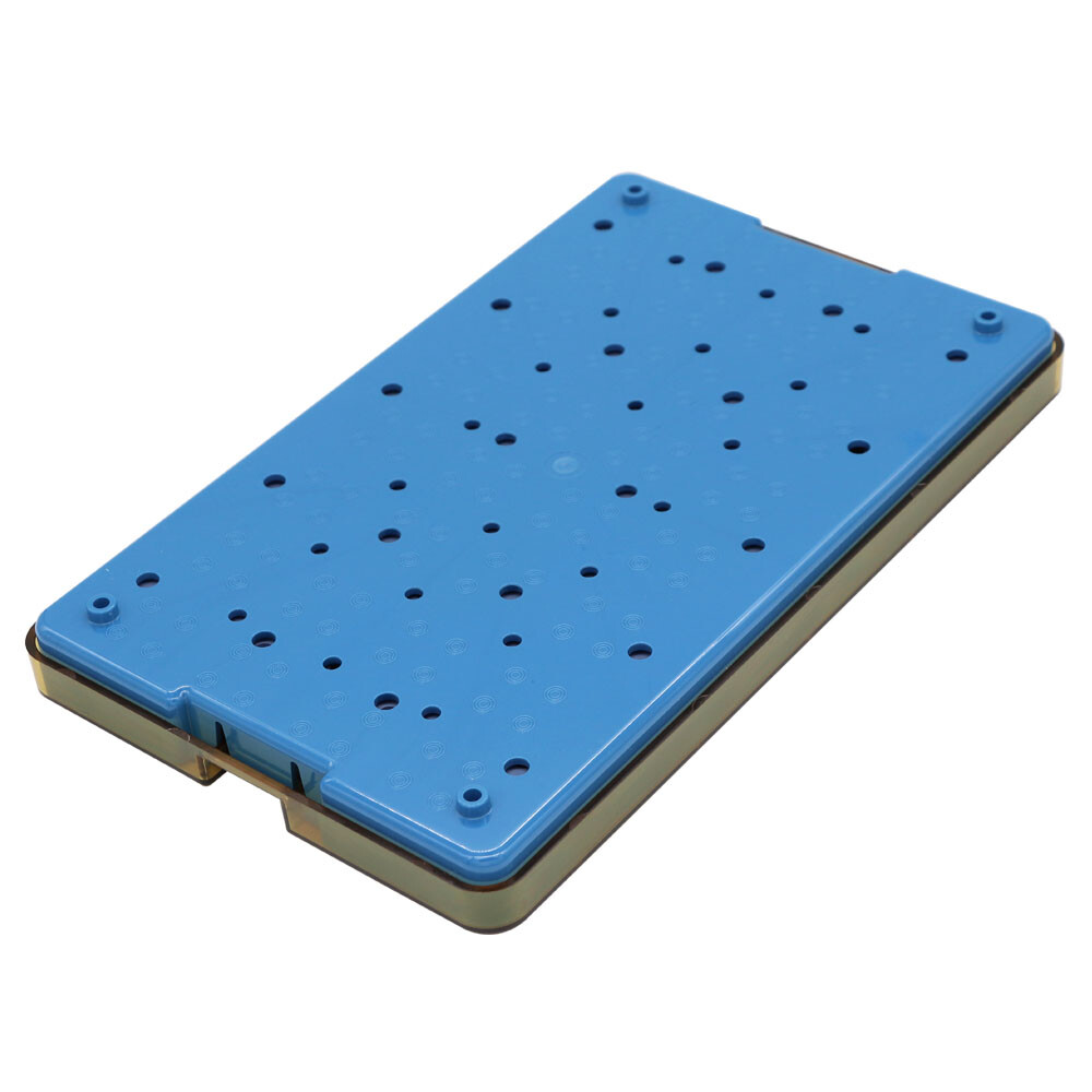 220*140*22 Medium PPSU Plastic Sterilization Tray Case for Surgical Instruments