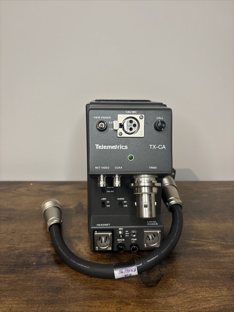 TELEMETRICS TRIAX ADAPTER MODEL TX-CA 26 PIN VTR CONNECTION