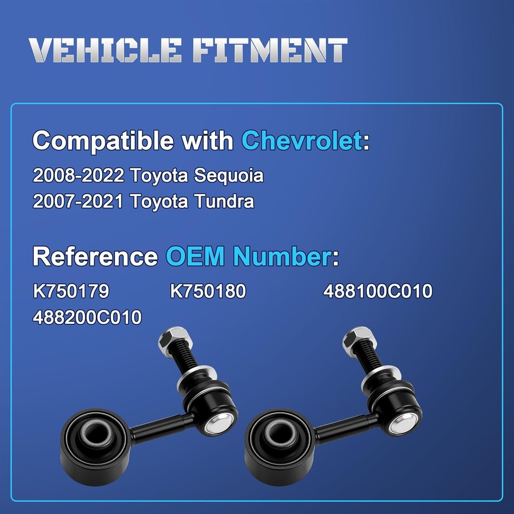 2007-22 Tundra Sequoia Front Sway Bar Links–Compatible Replacement