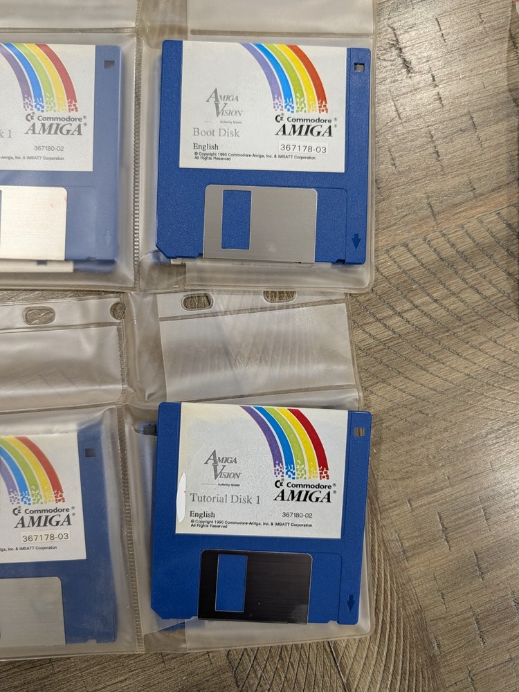 Commodore Amiga Hard Disks-Multiple Programs-Selling As Is