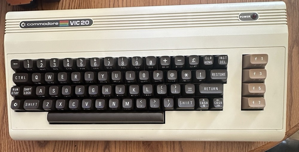 Commodore VIC-20 Computer Untested With Box Vintage Used