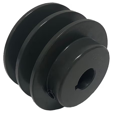 V-Belt Pulley, Cast Iron, Fixed, 2Ak25x3/4