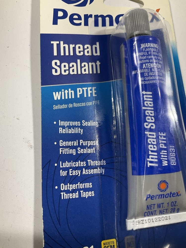 Permatex 80631 Thread Sealant General Purpose With PTFE