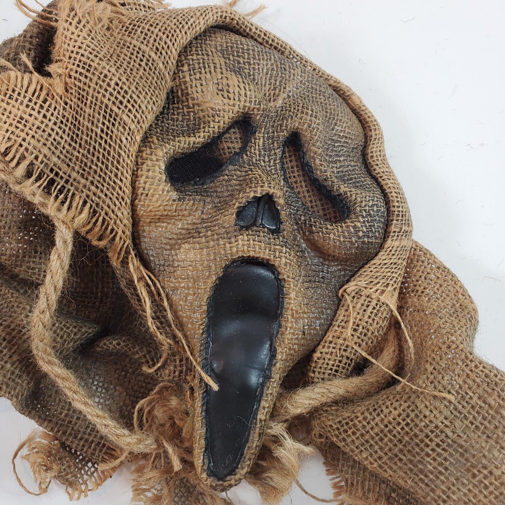 ScareCrow Youth GHOSTFACE Mask Scream 4 Burlap Ghost Face Easter unlimted