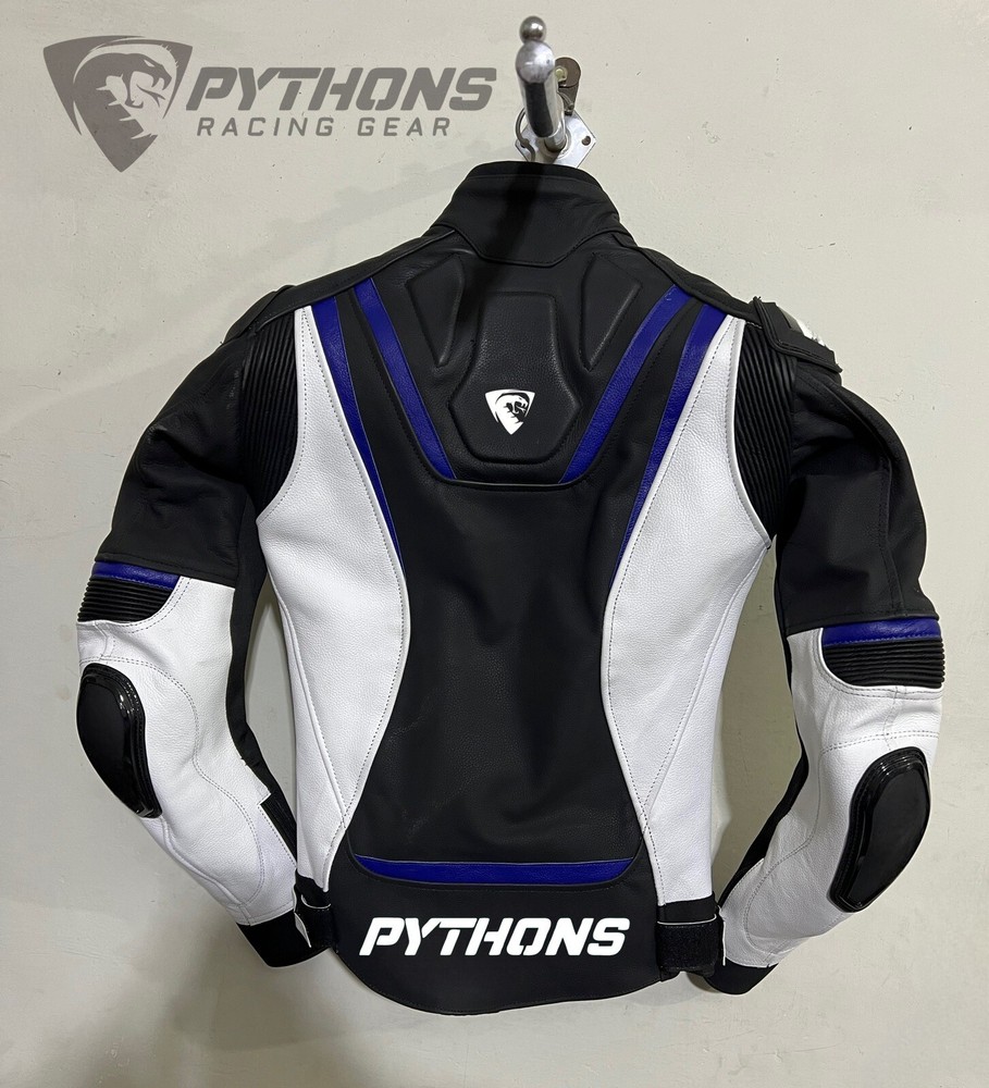 Pythons Racing Leather Jacket Pythons Customised Race Real Leather Jacket