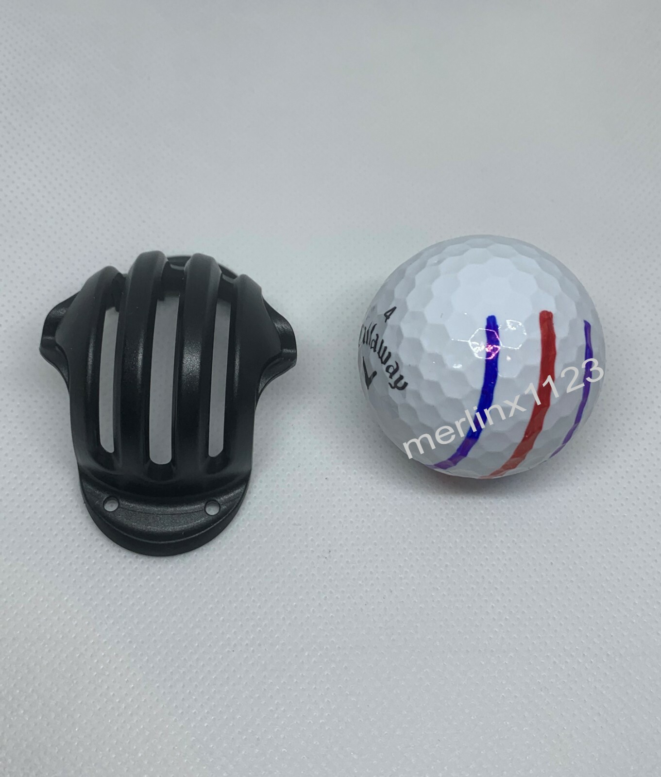 Triple (3) Line Alignment Track Golf Ball Marker Stencil - STENCIL ONLY