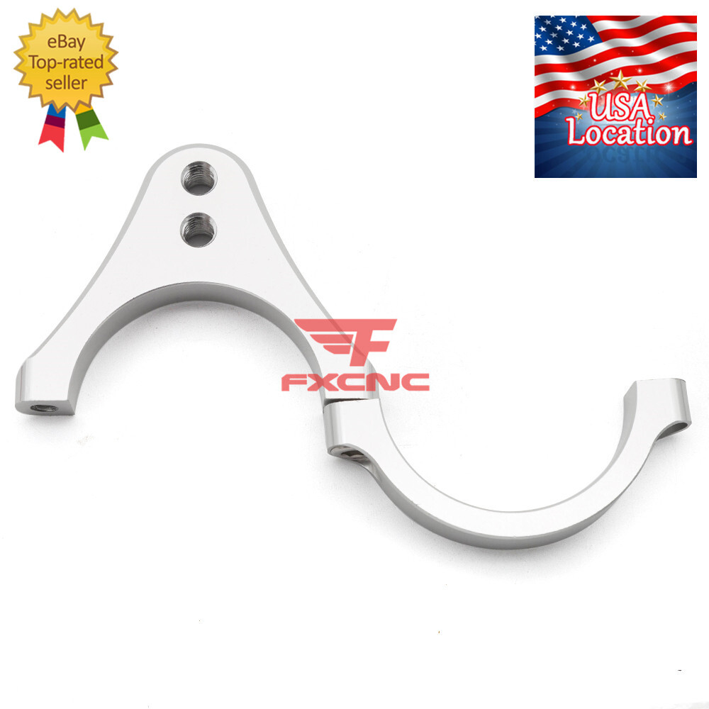 8x1.25mm CNC Steering Damper Fork Frame Mount Clamp Bracket 35mm Inside Diameter
