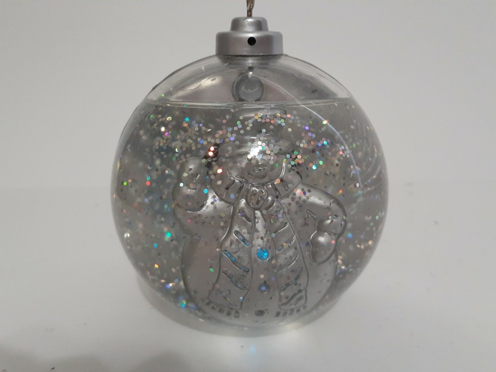 Snow Globe Ornament Plays Music Motion Activated