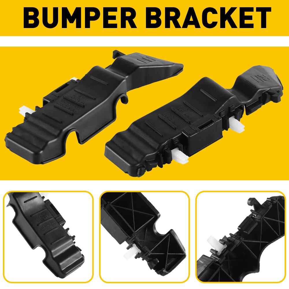 Bumper Support Bracket Retainer For 2012-2017 Hyundai Accent Front L&R Set