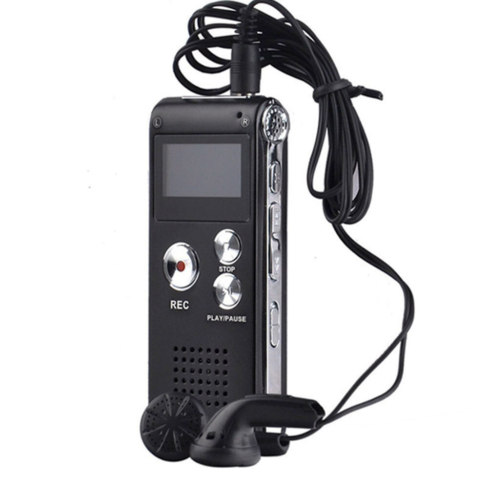 Digital Voice Recorder Dictaphone Audio Sound Recorder Mini Small Spy Lecture*