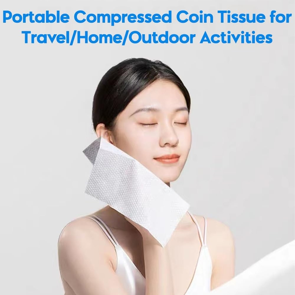 40PCS Compressed Towels,Mini Compressed Towel, Disposable Face Compressed Tow...