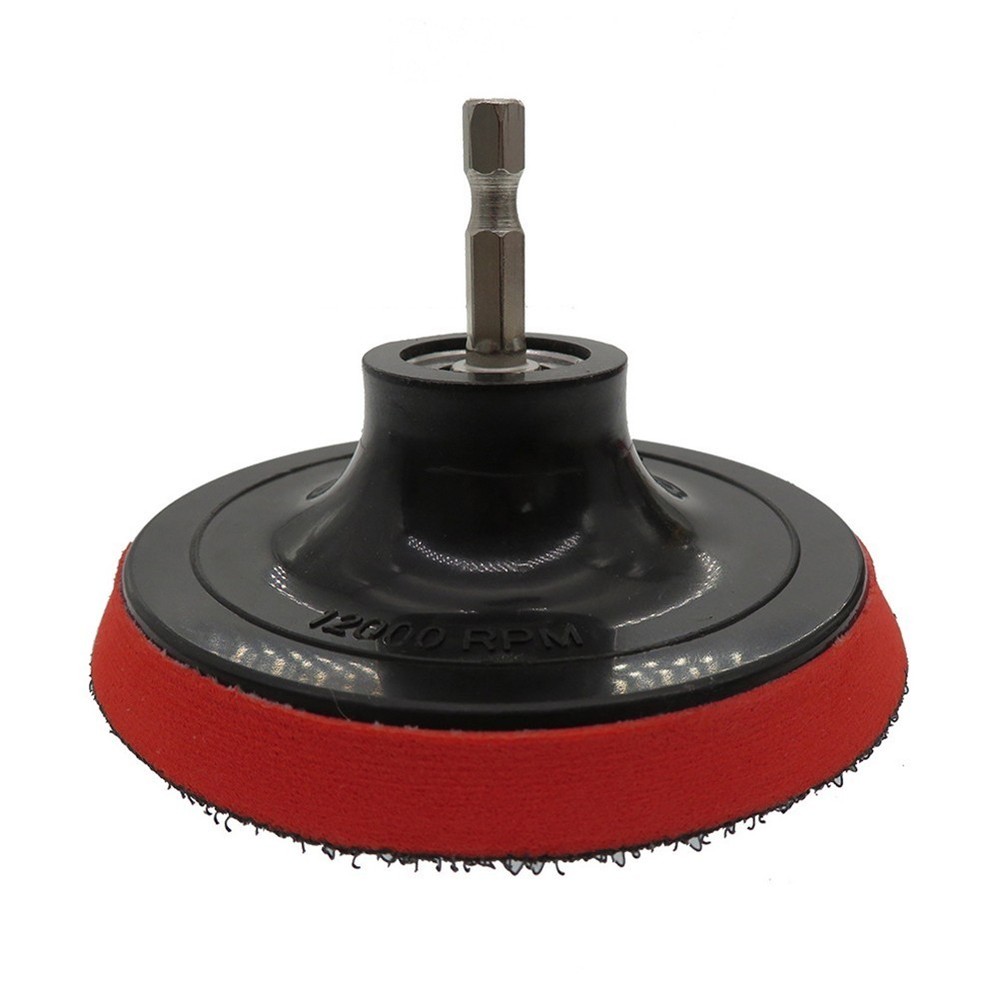 Backing Pad Accessories Polyurethane 4 Inch/100mm 6.35mm Drill Adapter