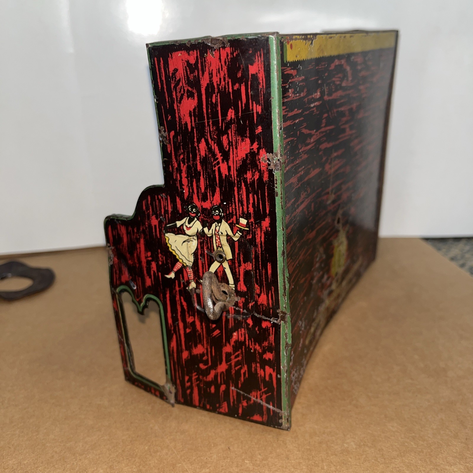 Set of 2 tin toys Ham and Sam The Minstrel Team & “TOMBO “Alabama Coon Jigger