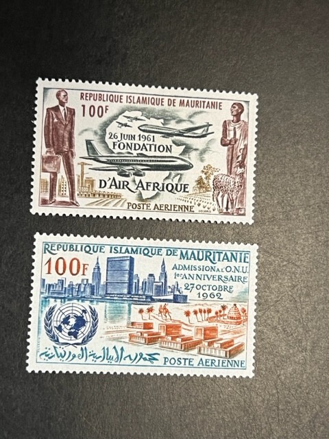 Mauritania stamp C17-18 MH