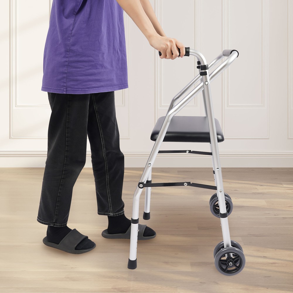 Floorstanding Folding Walker Adjustable Height Walker Foldable Walker 158.76kg