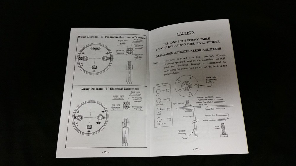 6 Gauge Universal Dash Panel Insert Cluster Set Powder Coated