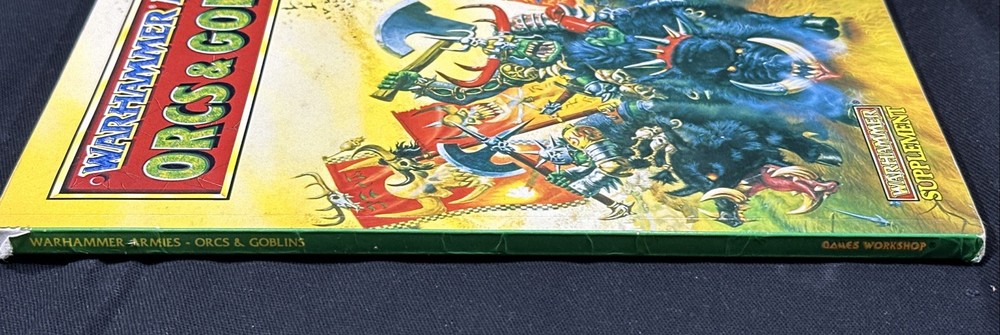 Warhammer Armies Orcs & Goblins Games Workshop Supplement 1996