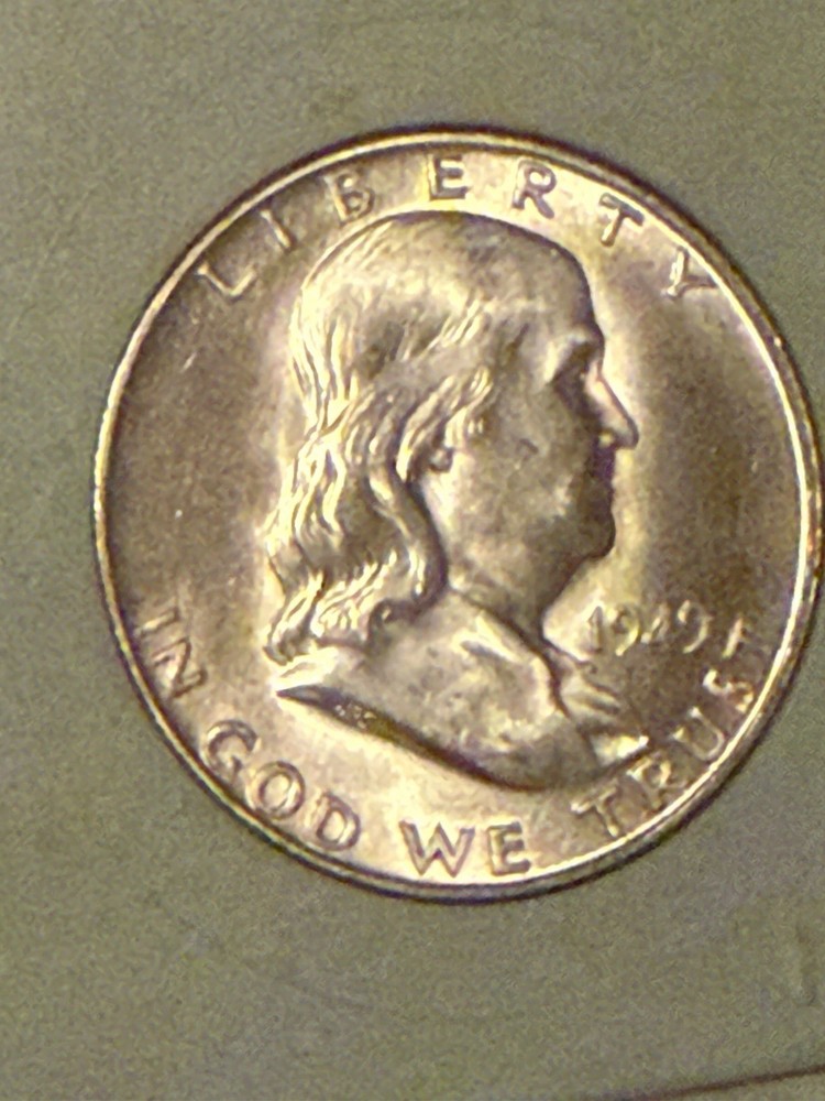 1949 D Franklin Half Dollar MS65 FBL