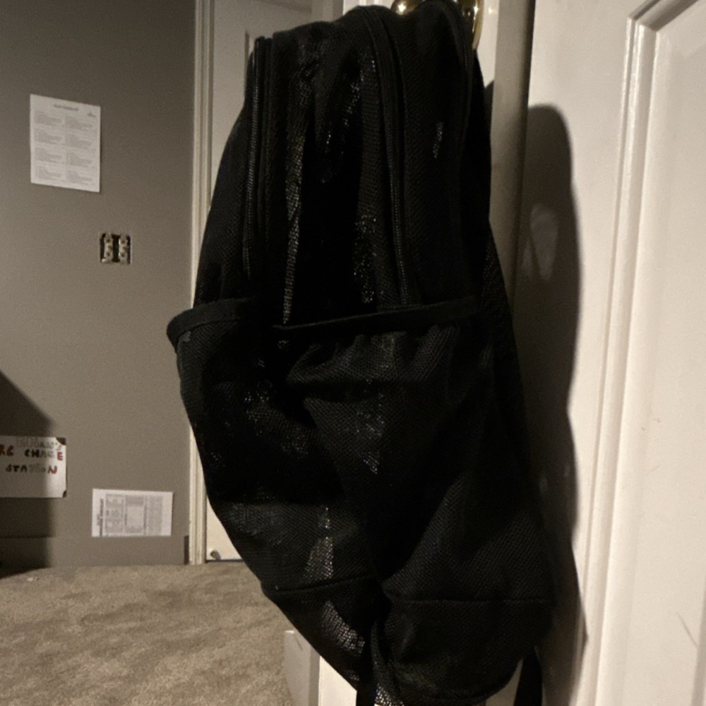 Nike black mesh backpack - very good condition