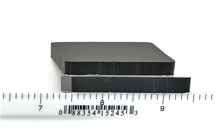 2" Square x 1/4" Thick Silicone XL Rubber Pads Rubber Feet Bumpers 3M Backing